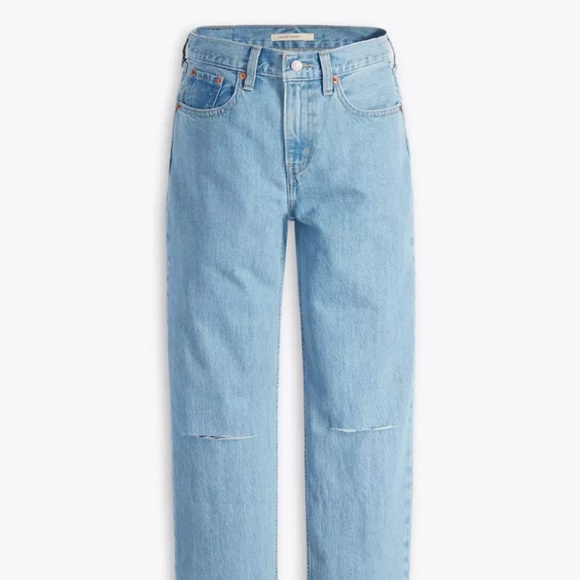 Levi’s LOW PRO Women’s Jeans - Light Stonewash Size 28 (size 6) - Picture 7 of 9